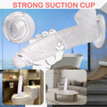WARKLMA Realistic Silicone Dildo Flesh Color Soft G-Spot Suction Cup M 6.7in by Deal US