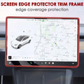 TSTESE Screen Edge Protector Trim Tesla Model 3 Highland Model Y 2020-2025 Red by Deal US