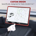 TSTESE Screen Edge Protector Trim Tesla Model 3 Highland Model Y 2020-2025 Red by Deal US