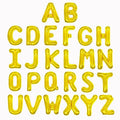 WRWMSLGO Letter Balloons 40in Alphabet A-Z Gold Foil Mylar Party Decor by Deal US