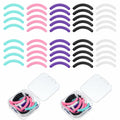 HaiFafafaing 48 Pcs Silicone Eyelash Curler Pads Multi Color with Box by Deal US