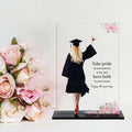 Kiwayo Acrylic Inspirational Graduation Keepsake Gift for Her Black by Deal US