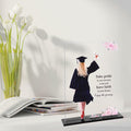 Kiwayo Acrylic Inspirational Graduation Keepsake Gift for Her Black by Deal US