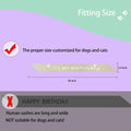 Generic Gold Dog Birthday Sash Sparkling Pet Bandana Celebration by Deal US