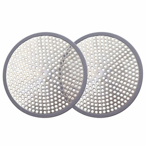 Shower Drain Hair Catcher Strainer by YOXITIXOY 118mm Stall Protector Silvery by Deal US