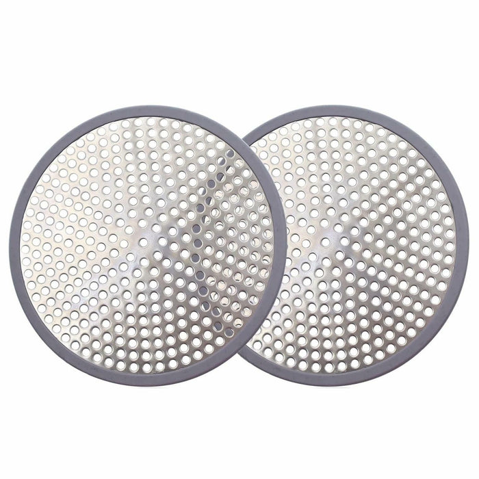 Shower Drain Hair Catcher Strainer by YOXITIXOY 118mm Stall Protector Silvery by Deal US