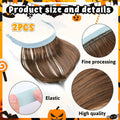 Suncalla 2 Pcs Mullet Wig Eyewear Retainer Light Brown Funny Party Cosplay by Deal US