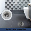 Shower Drain Hair Catcher Strainer by YOXITIXOY 118mm Stall Protector Silvery by Deal US