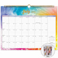 Lbylyhxc 2026 Wall Calendar 18 Months Jul 2025-Dec 2026 14.8x11.5 Rainbow by Deal US