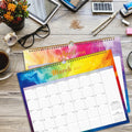 Lbylyhxc 2026 Wall Calendar 18 Months Jul 2025-Dec 2026 14.8x11.5 Rainbow by Deal US