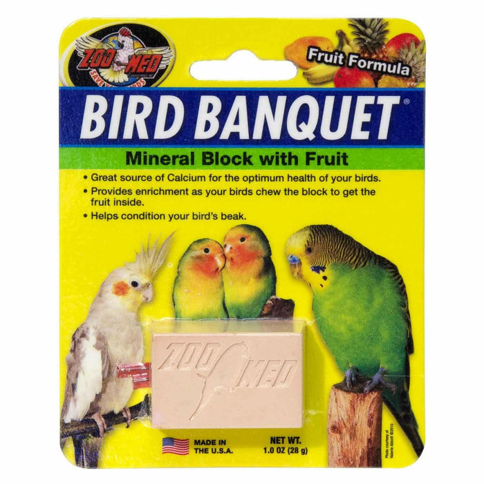 Zoo Med Fruit Bird Banquet Block Small by Deal US