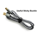 Delca 6ft Nylon Braided USB 2.0 Printer Cable Type A to B Gray by Deal US