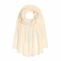 QIUTIMIY Sheer Chiffon Shawl Wrap Elegant Wedding Evening Scarf White W70cm by Deal US