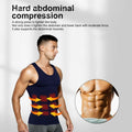 Casey Kevin Men's Sleeveless Compression Shirt Body Shaper XX-Large Navy by Deal US