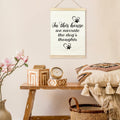 TAEDIN Dog Wall Art – “In This House We Narrate the Dog’s Thoughts” 12x16 by Deal US