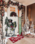 Fapulee Winter Snowman Garden Flag – 12x18in Double-Sided Christmas Yard Decor by Deal US