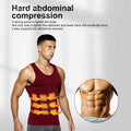 Casey Kevin Men’s Sleeveless Compression Shirt – Shapewear Vest Small, Wine Red by Deal US