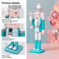 VorFor 4.7" Christmas Nutcracker Ornaments – Wooden Soldier Decor Set by Deal US