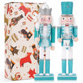 VorFor 4.7" Christmas Nutcracker Ornaments – Wooden Soldier Decor Set by Deal US