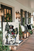Fapulee Winter Snowman Garden Flag – 12x18in Double-Sided Christmas Yard Decor by Deal US