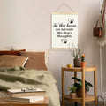 TAEDIN Dog Wall Art – “In This House We Narrate the Dog’s Thoughts” 12x16 by Deal US