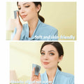 Travel Makeup Mirror with Facial Oil Blotting Sheets 100 Count Rose by Deal US