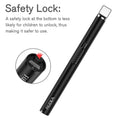 2PCS USB Rechargeable Arc Candle Lighter Windproof Flameless Black by Deal US