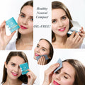 Travel Makeup Mirror with Facial Oil Blotting Sheets 100 Count Rose by Deal US