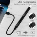 2PCS USB Rechargeable Arc Candle Lighter Windproof Flameless Black by Deal US
