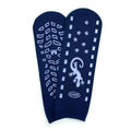 GBM Geckos - Plush Double Tread Non-Slip Safety Socks 2-PACK (Navy Blue, Medium) by Deal US