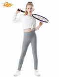 CETKIT Toddler Girls Leggings Stretchy Ankle Pants Heather Grey 3T by Deal US