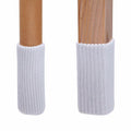 16 White Knitting Wool Chair Leg Socks Furniture Floor Protectors TEKEFT by Deal US