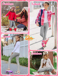 CETKIT Toddler Girls Leggings Stretchy Ankle Pants Heather Grey 3T by Deal US