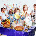 JXPARTYY Iridescent Plastic Tablecloths 4 Pack 54x108 Disposable Party Yellow by Deal US