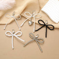 WJR Pearl Bow Bead Keychain Charm Elegant Bowknot Keyring Silver by Deal US