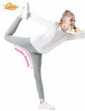 CETKIT Toddler Girls Leggings Stretchy Ankle Pants Heather Grey 3T by Deal US