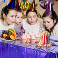 JXPARTYY Iridescent Plastic Tablecloths 4 Pack 54x108 Disposable Party Yellow by Deal US