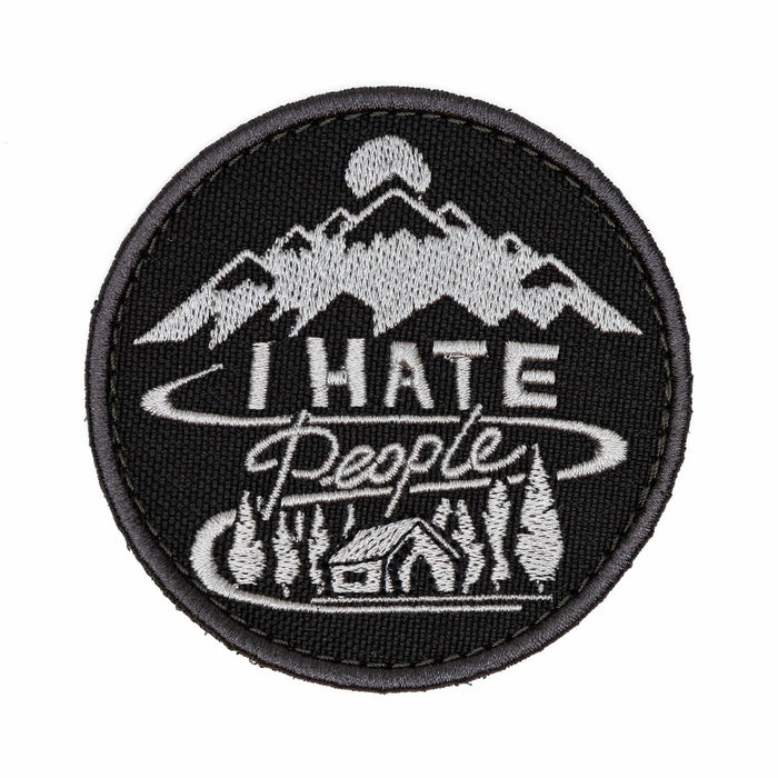 Funny Tactical Morale Patch "I Hate People" for Jackets, Bags, Gear by Deal US