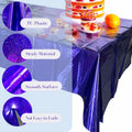 JXPARTYY Iridescent Plastic Tablecloths 4 Pack 54x108 Disposable Party Yellow by Deal US