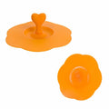 AKOAK 6-Pack Plum Cup Lids Silicone Teacup Lid with Spoon Holder 6 Colors by Deal US