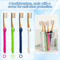 PRASBURR Toddler Toothbrush 4-Pack Galactic Adventures Soft Bristles Age 2-4+ by Deal US