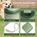 Collapsible Dog Bowl w/ Lid Travel Food Water Bowl 2-in-1 Portable 60oz by Deal US
