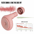 BNU Concert Ear Plugs 2 Pairs Reusable High Fidelity Noise Reduction Pink by Deal US
