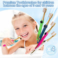 PRASBURR Toddler Toothbrush 4-Pack Galactic Adventures Soft Bristles Age 2-4+ by Deal US