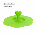 AKOAK 6-Pack Plum Cup Lids Silicone Teacup Lid with Spoon Holder 6 Colors by Deal US