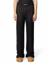florence by mills Women's Le Pointelle Wide Leg Pant, Black, Large