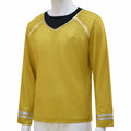aiweran Captain Kirk Costume Adult Men Yellow T-Shirt(S), Small by Deal US