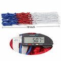 2-Pack Basketball Nets White 12 Loops Polyester Replacement All-Weather by Deal US
