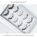 Sicurl 5-Pair Wispy Fluffy Eyelash Set Mixed Styles Cateye Fox Anime Lashes by Deal US
