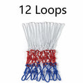 2-Pack Basketball Nets White 12 Loops Polyester Replacement All-Weather by Deal US